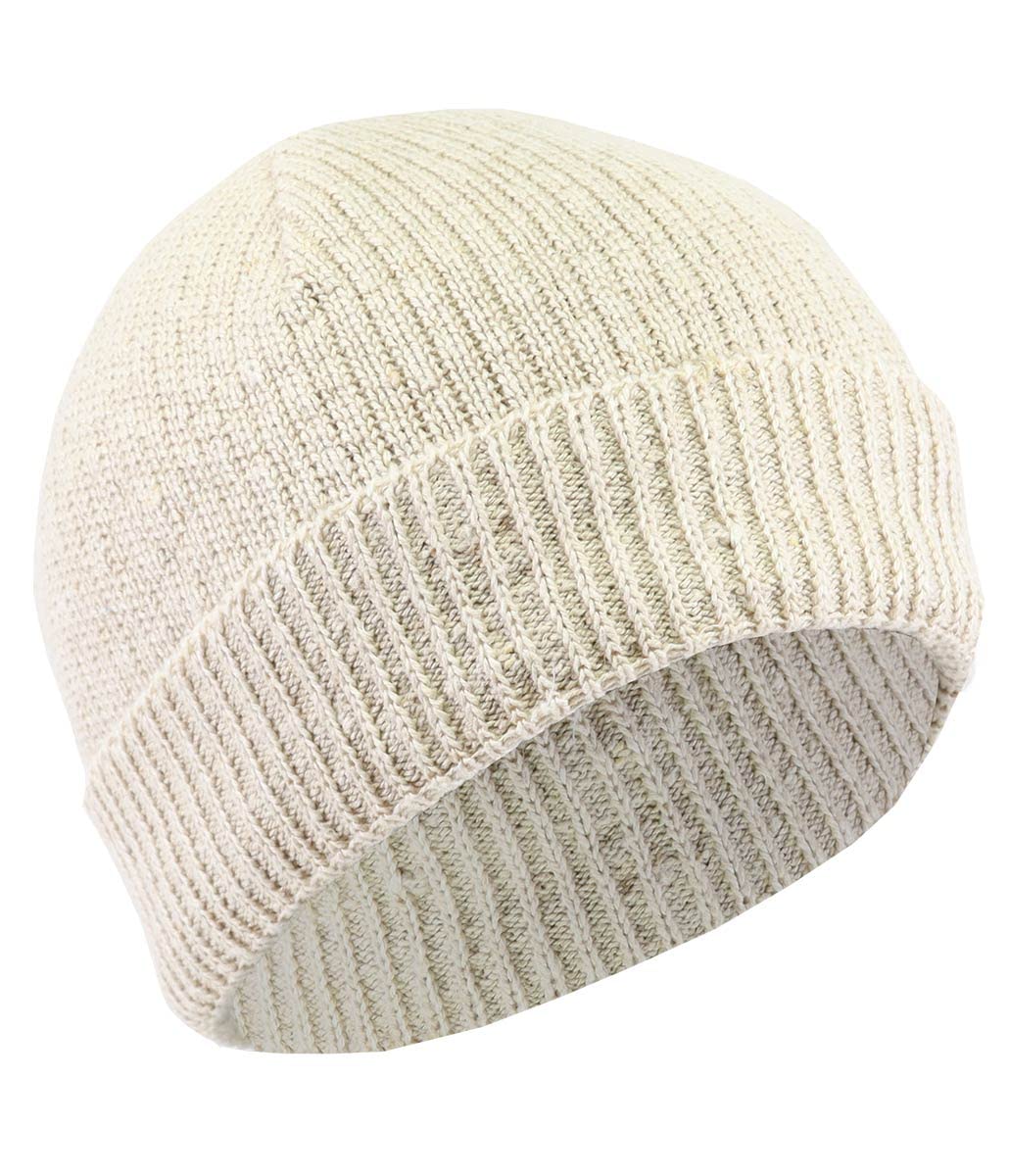 Hempiness Organic Pure Hemp Classic Knit Beanie Hats-Natural
