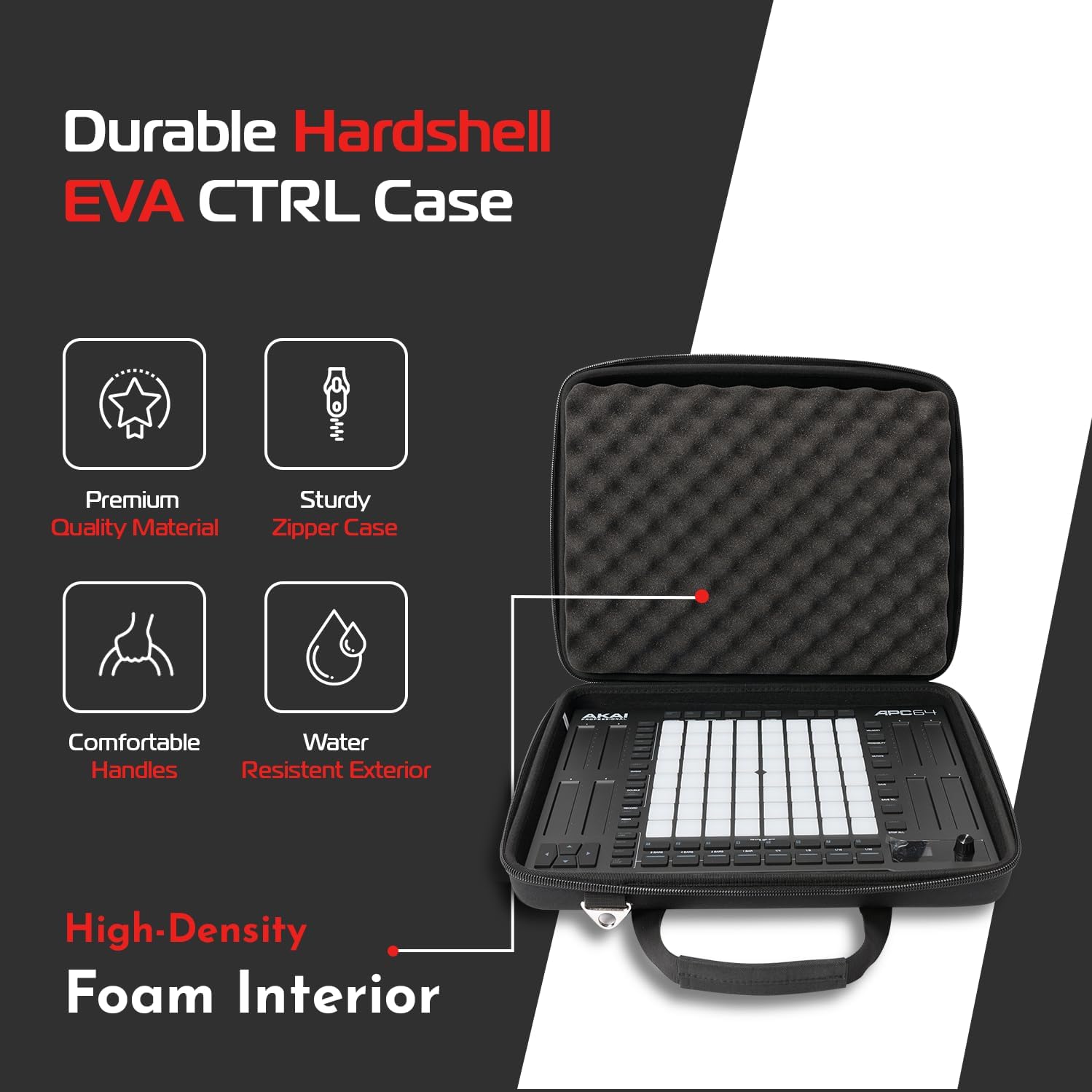 Magma CTRL Case Compatible with Akai APC64 Ableton MIDI Controller