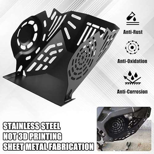 Miniatura 8 de Protector de motor, placa inferior de deslizamiento, cubierta protectora de bastidor inferior, kit de protección de chasis de motor para Sur Ron