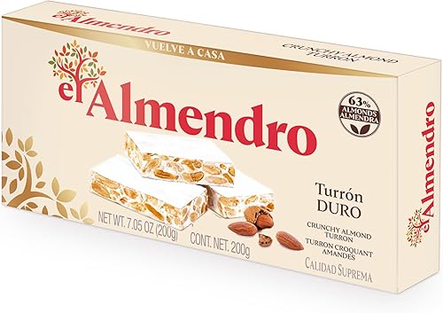 El Almendro Turron Dur Suprema 200 Gr Lot De 6 , G (Lot 6)