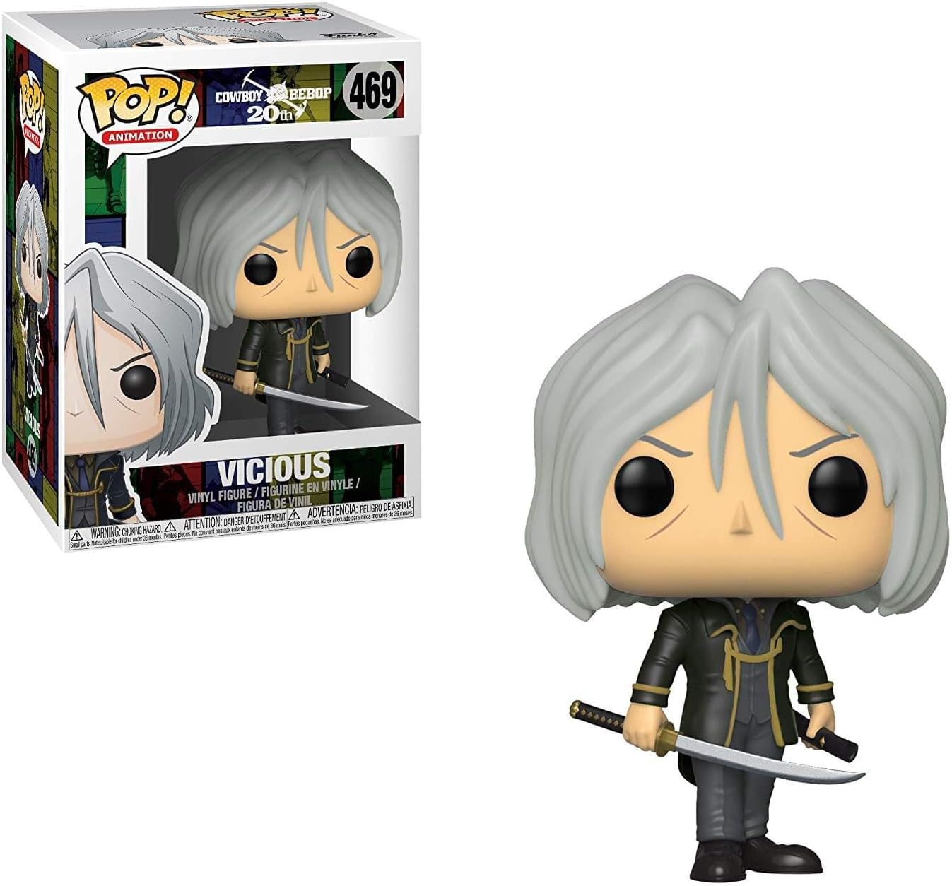 Funko Pop Animation: Cowboy Bebop - Vicious Collectible Figure, Multicolor