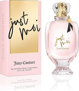 Juicy Couture Just Moi Eau de Parfum Spray for Women, Amber Vanilla Perfume with Cacao Blossom, Magnolia & Musk, Long-Lasting Scent