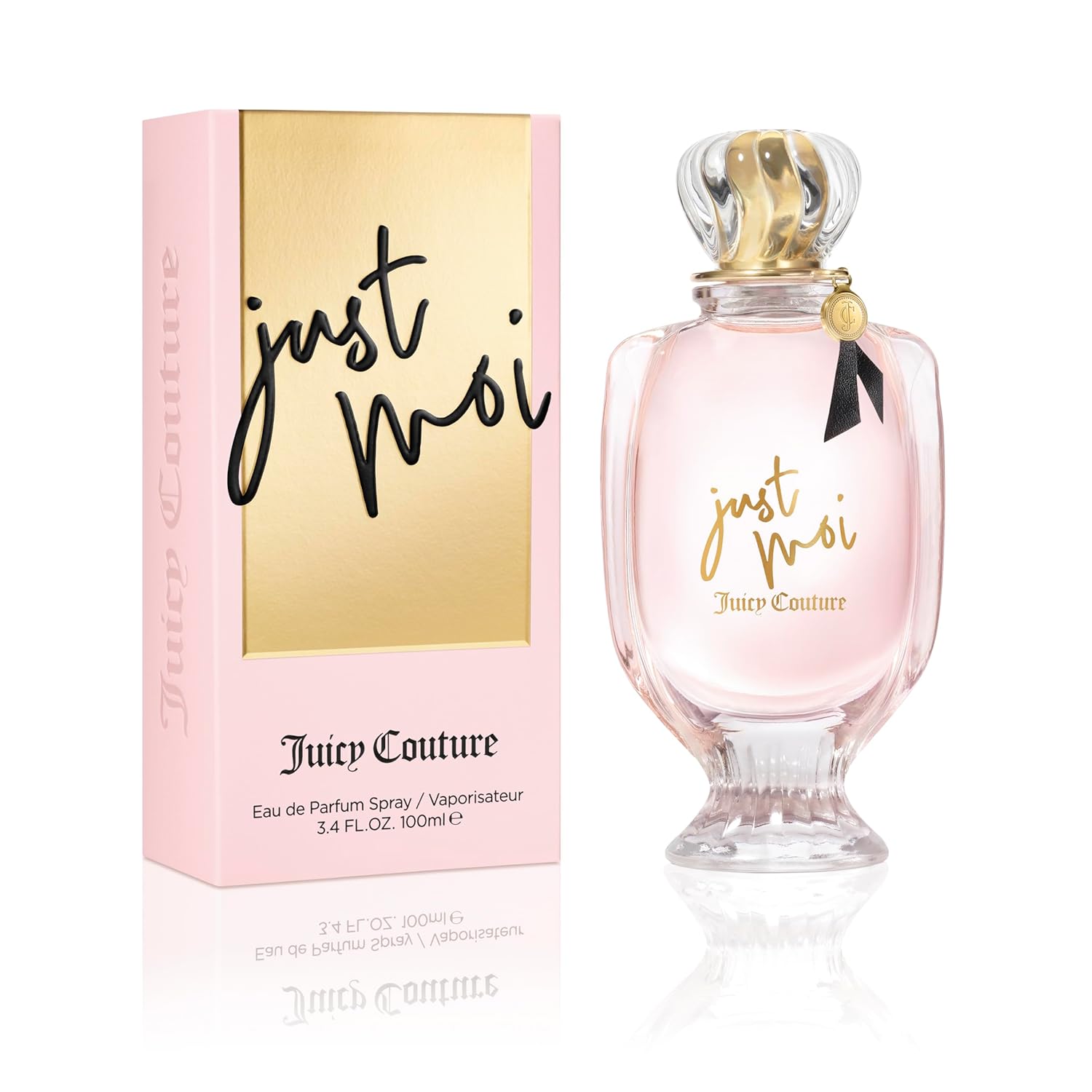 Juicy Couture Just Moi Eau de Parfum Spray for Women, Amber Vanilla Perfume with Cacao Blossom, Magnolia & Musk, Long-Lasting Scent
