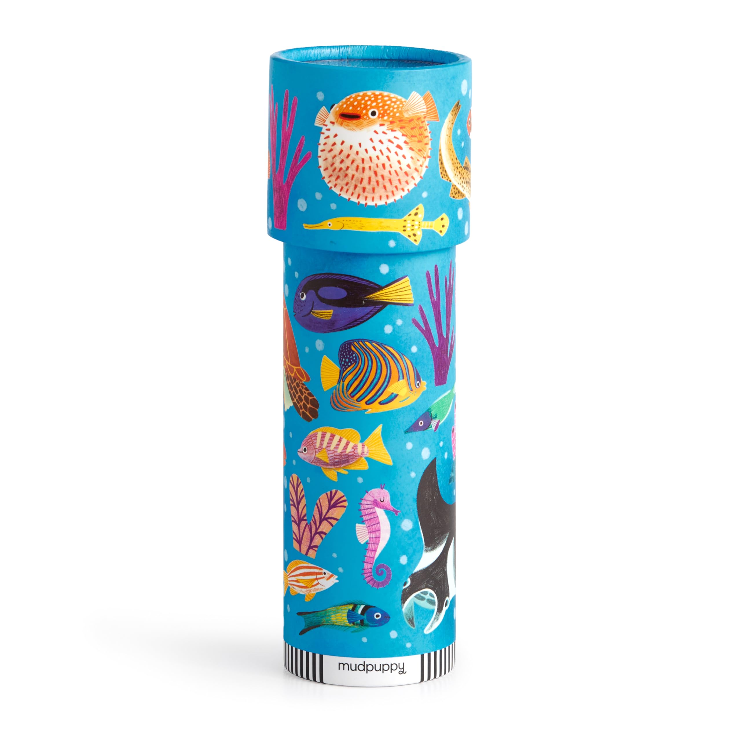 Sea-three7 30枚セット Ocean Life to Scale 300 Piece Octagon Shaped Puzzle - Mudpuppy
