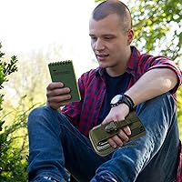 Vista 7 de Eaasty Juego de cuaderno y bolígrafo impermeables de 3 x 5 pulgadas, cuaderno táctico de bolsillo con 1 bolígrafo de metal resistente a