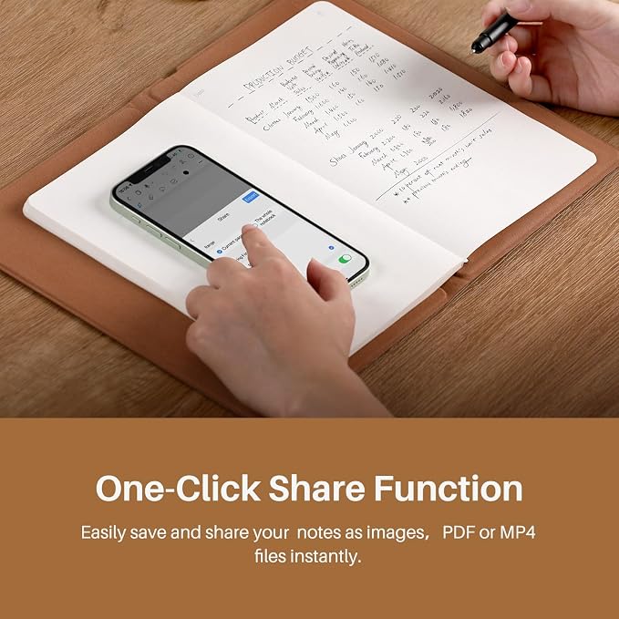 HUION Note 2 en 1 Tablet Digital y Cuaderno con Bluetooth miniatura 4