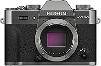 FUJIFILM X-T30 III Mirrorless Camera Kit with XC 13-33mm OIS Lens, 26MP APS-C, 6.2K Video, Charcoal Silver