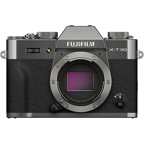 FUJIFILM X-T30 III Mirrorless Camera Body, Charcoal Silver