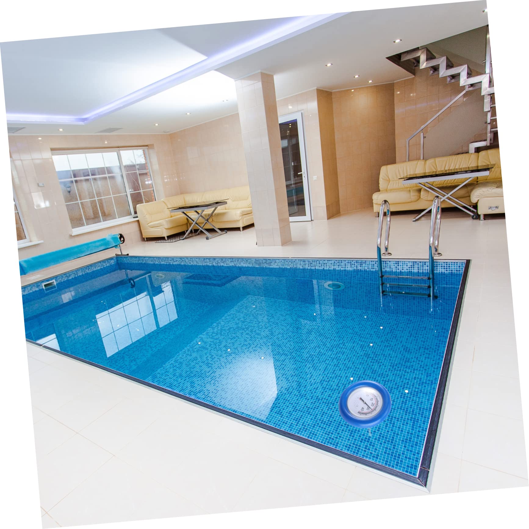 UPKOCH Termómetro Flotante Para Piscina Medidor De Temperatura Resistente Para y Jardín