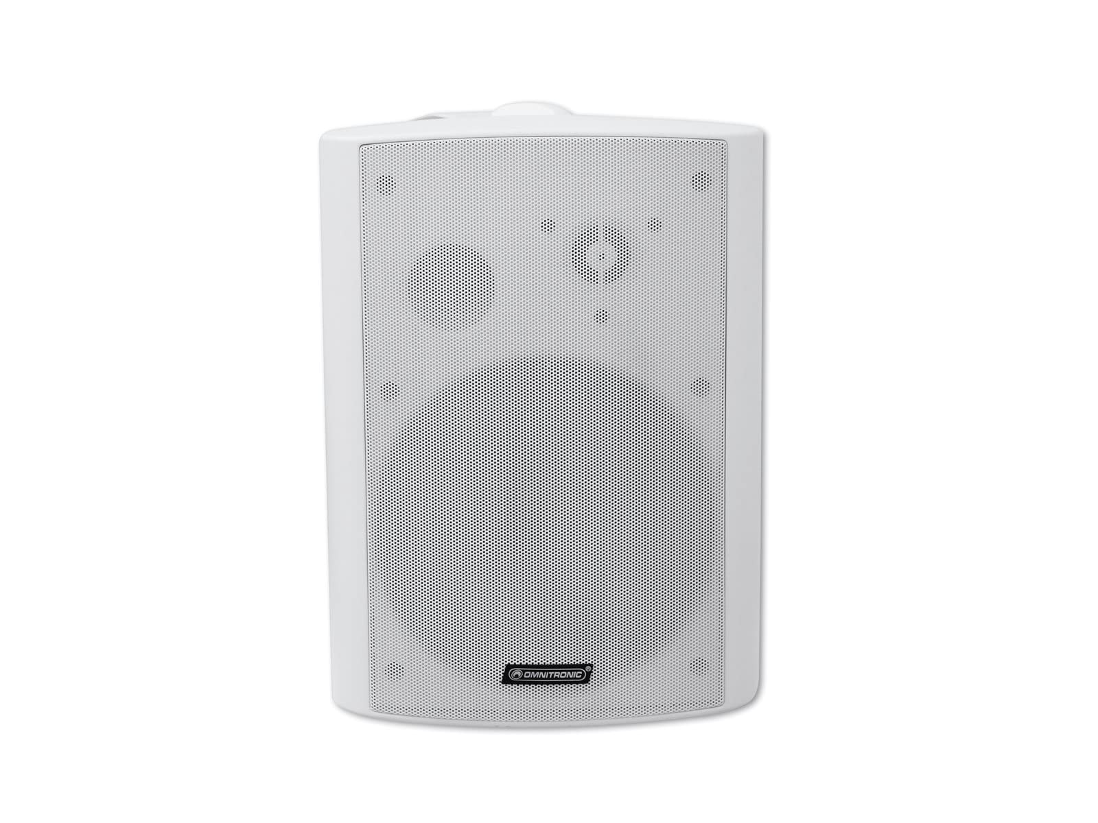 OMNITRONIC WP-6W ELA-Wandlautsprecher | 2-Wege-Lautsprecher mit Halterung, 100 V, 40 W RMS