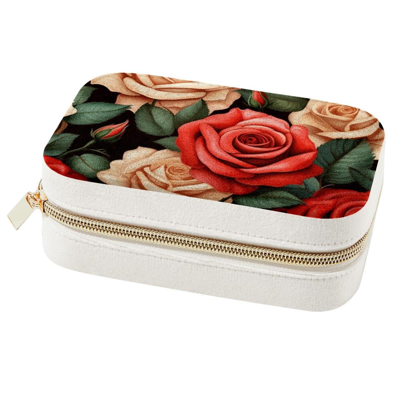 Boîte à bijoux de voyage portable pour bagues et colliers
