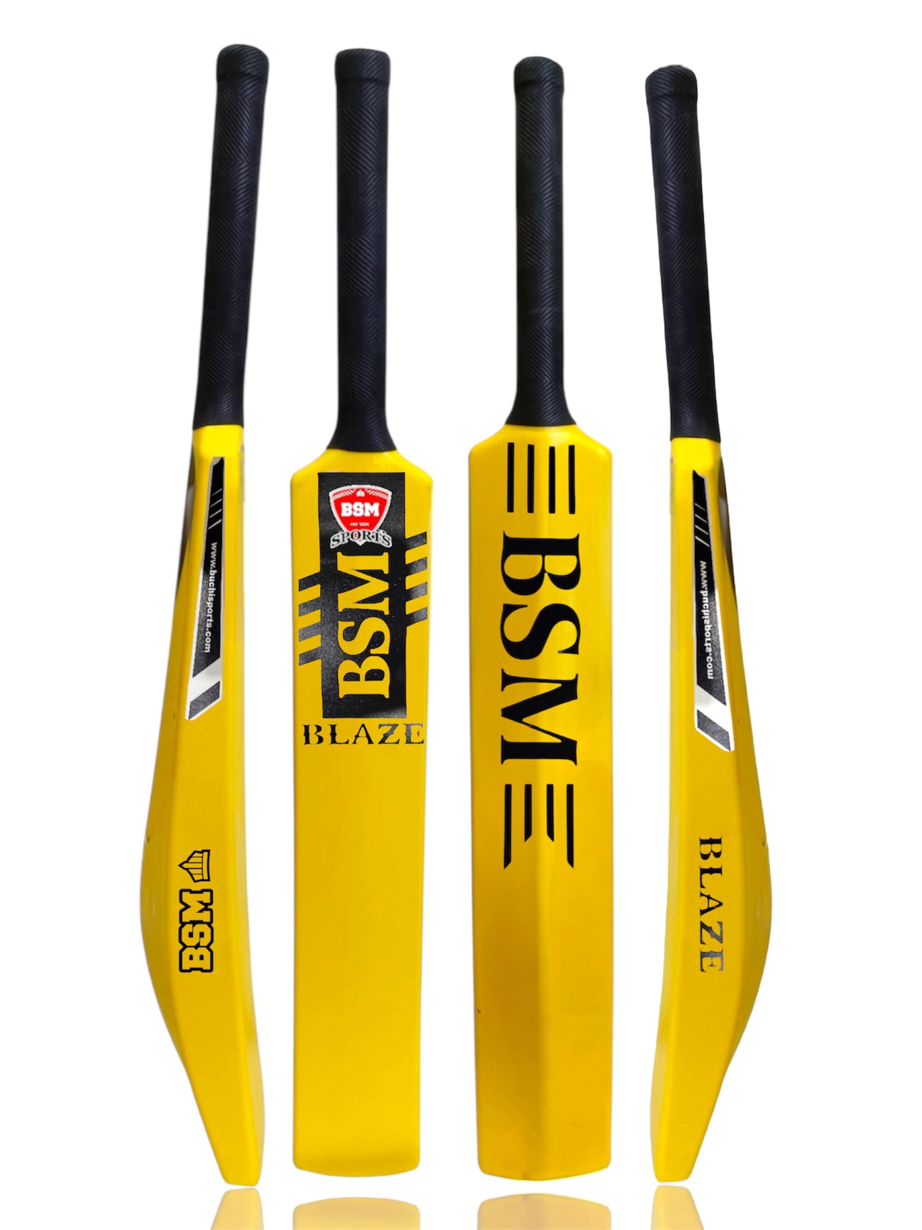 BSM Kids Cricket Bat Size 8 | Plastic Bat for Tennis Ball Cricket_5-image-35