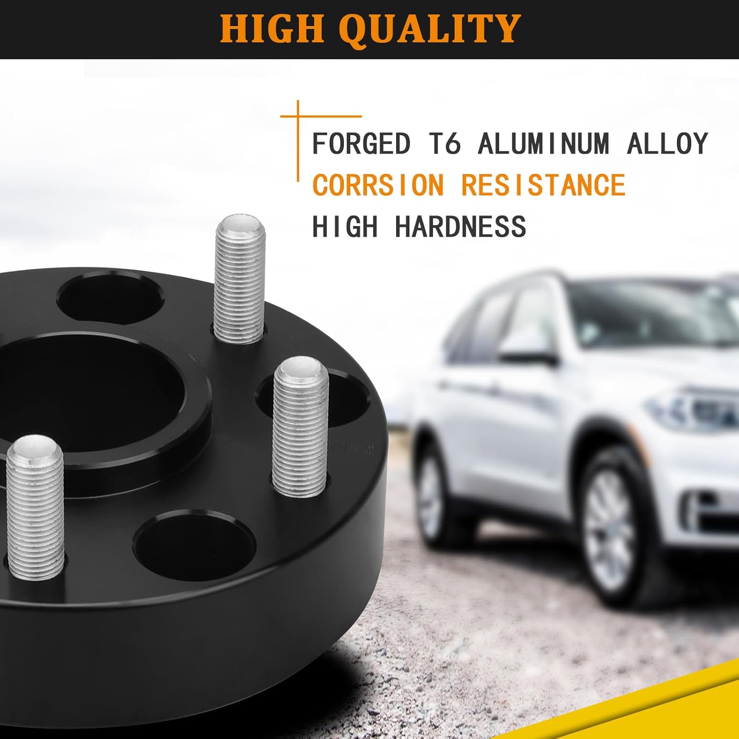 1.5in Wheel Spacers 5x5 to 5x5 5x127mm 2018-2019 for Jeep Wrangler JL Grand Cherokee 2011-2019 for Dodge Durango Hubcentric Spacers Hub Bore 71.5mm Thread Pitch 14x1.5