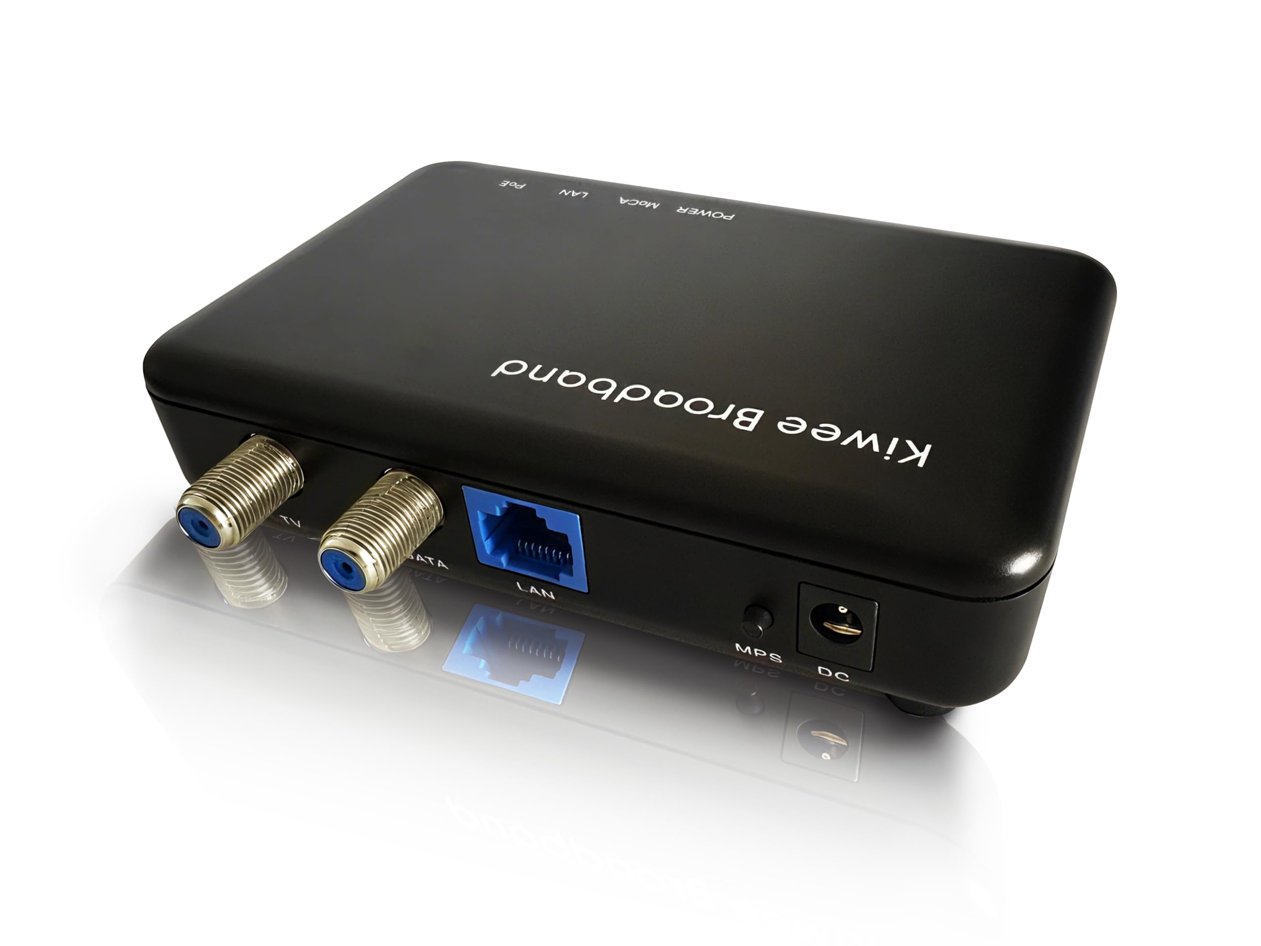 Kit Adaptateur MoCA 2.5 avec Port Ethernet 2,5G et PoE+ 30W pour Ethernet sur Coaxial – Idéal pour Points d’Accès Wi-FI 6E/7, Caméras IP et Plus – Modèle KB-M3-03