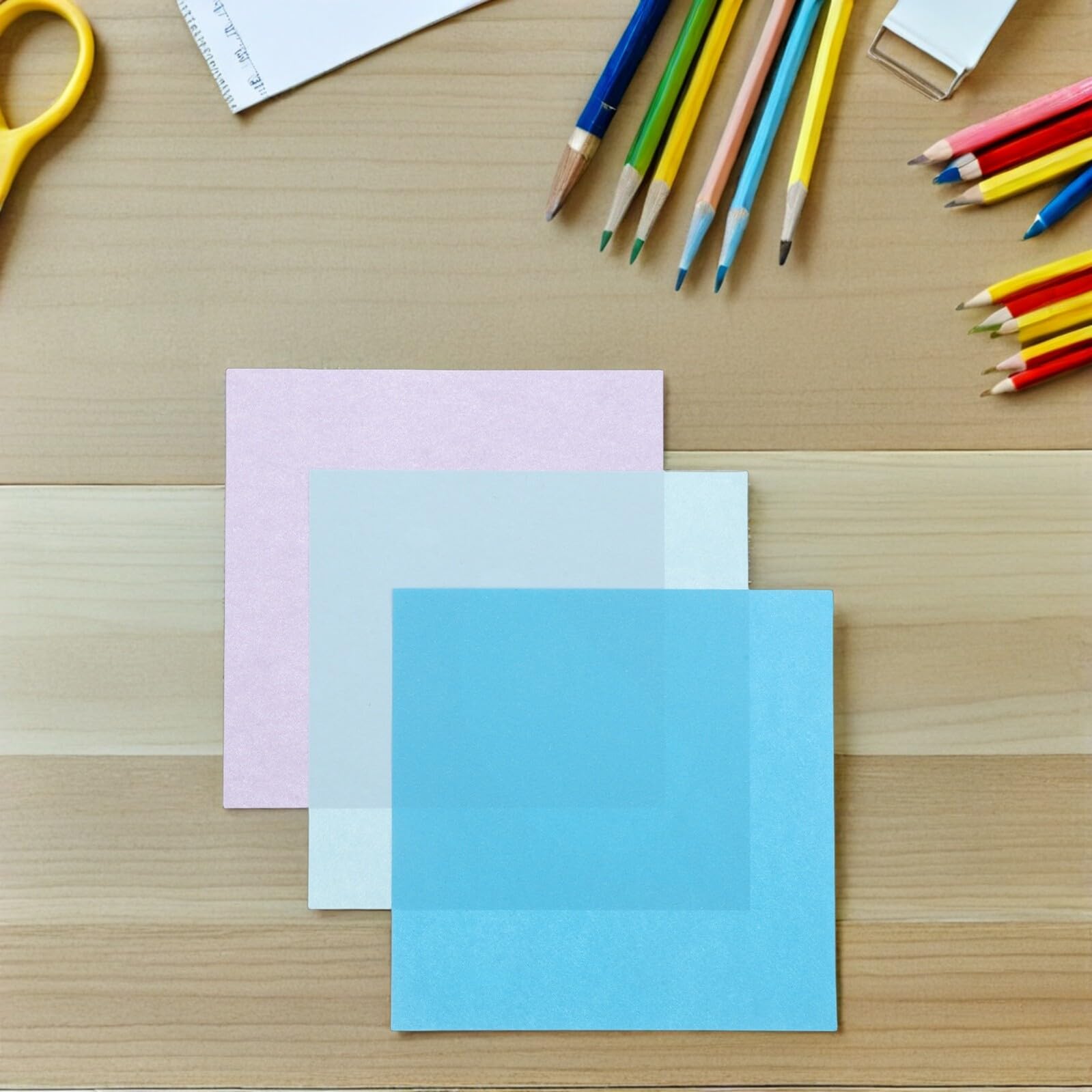 Papel de Origami Infantil de Colores, Cuadrado 15cm, 600 Hojas