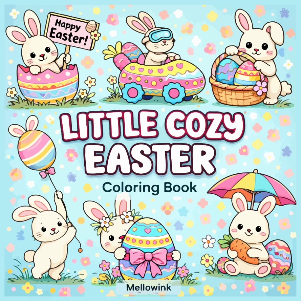 Little Cozy Easter: Coloring Book