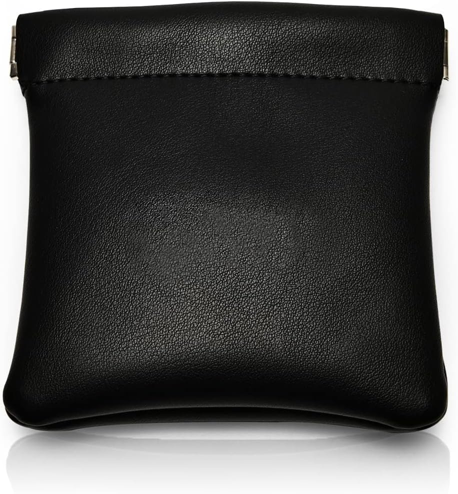 Black PU Leather Jewelry Travel Bag - Elegant Pouch for Christmas and wedding Party Favors it's a stylish and practical party favor gift pouch. Keep your jewelry organized