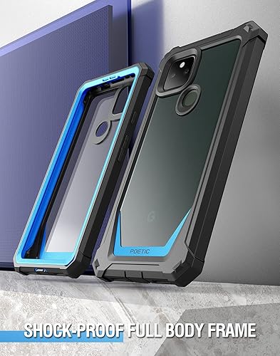 Miniatura 7 de Poetic Guardian Series - Funda diseñada para Google Pixel 5A 5G, híbrida de cuerpo completo, a prueba de golpes, con protector de pantalla