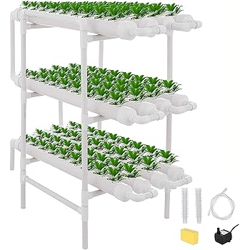 Hidroponía, Huerto Vertical para Cultivo de 16 Plantas, con depósito de