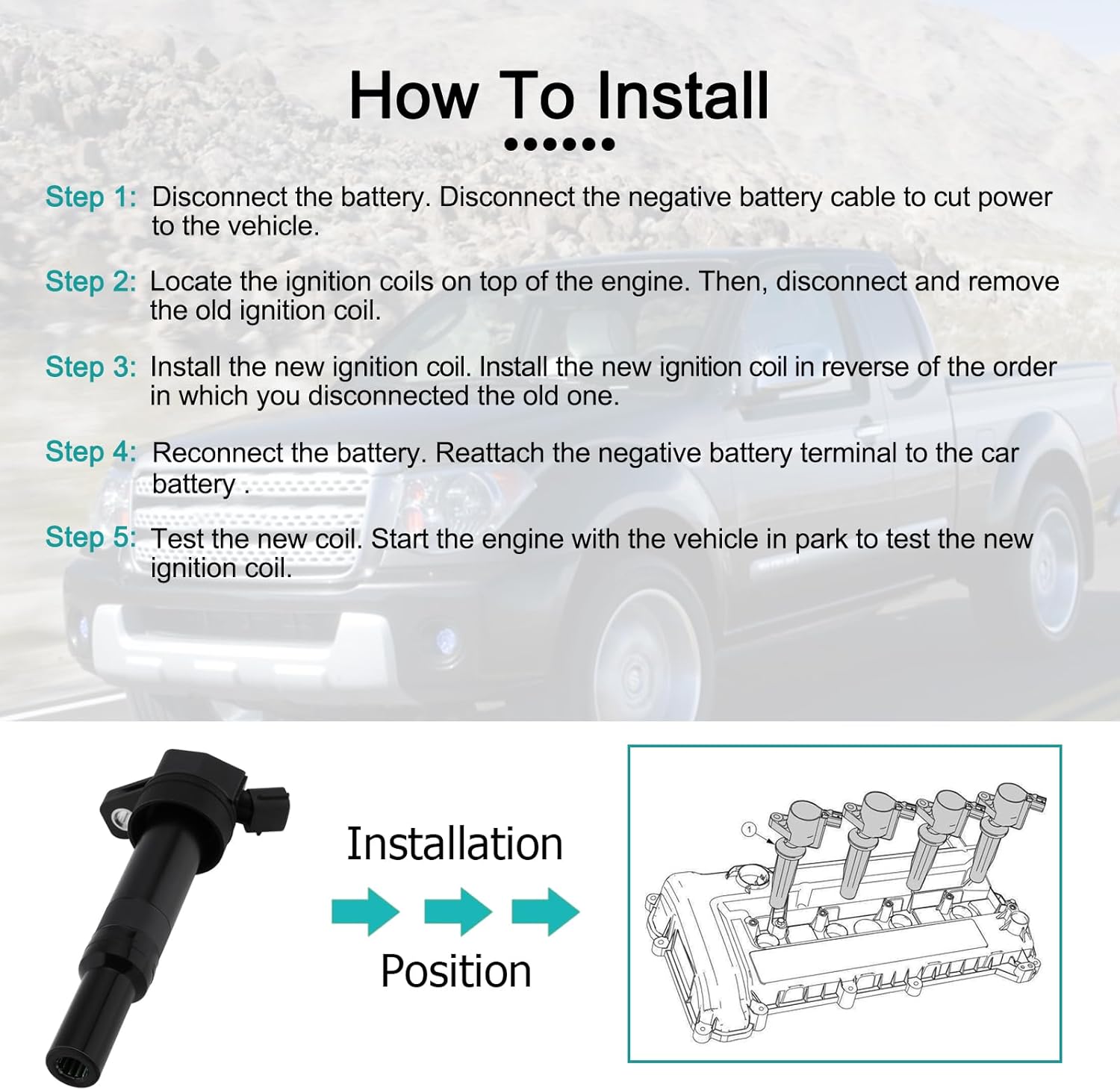 4PCS UF652 Ignition Coil Pack and 93815 Spark Plug (1.6L L4 Only) For Hyundai Accent 2012-2020,Veloster 2012-2017,Kia Rio 2012-2020,Soul 2012-2019 273012B100 GN10634 E1152 C-813 5C1860 52-2198