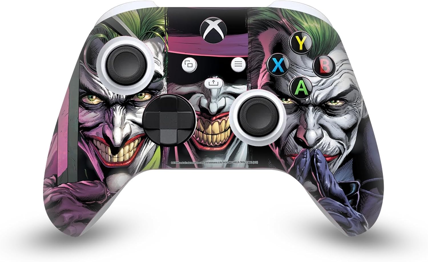 Head Case Designs Officially Licensed Batman DC Comics Three Jokers Rouge Gallery Vinyl Sticker Gaming Skin Decal Cover Compatible With Xbox Series X/S Controller