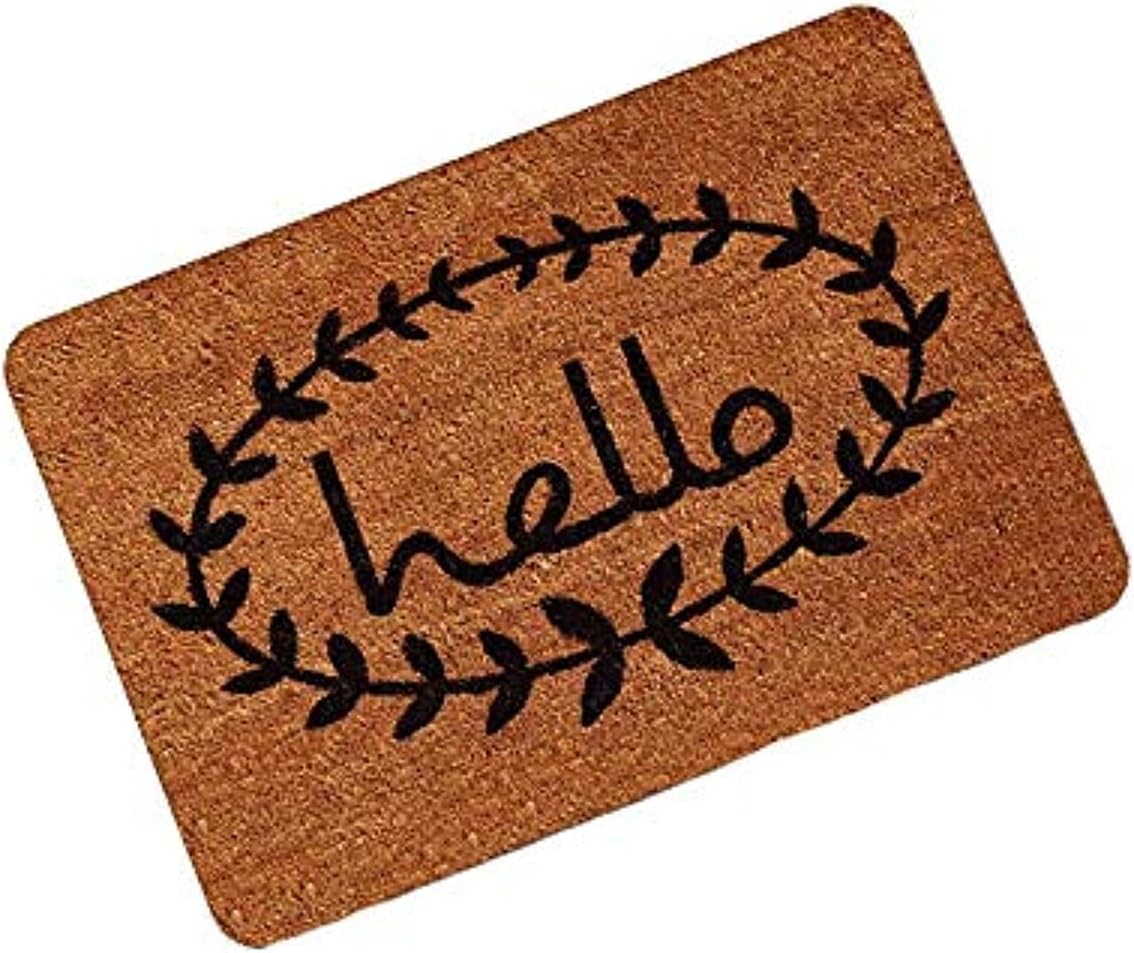 Door Mat Letter Printing Pattern Fun Corridor Home Rubber Non-slip Water Absorption Bathroom Home Mat