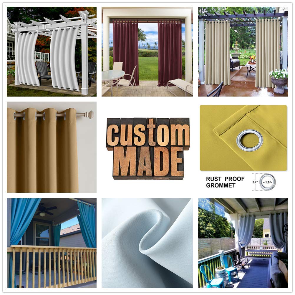 Custom Made Outdoor Curtains Curtains & Drapes
