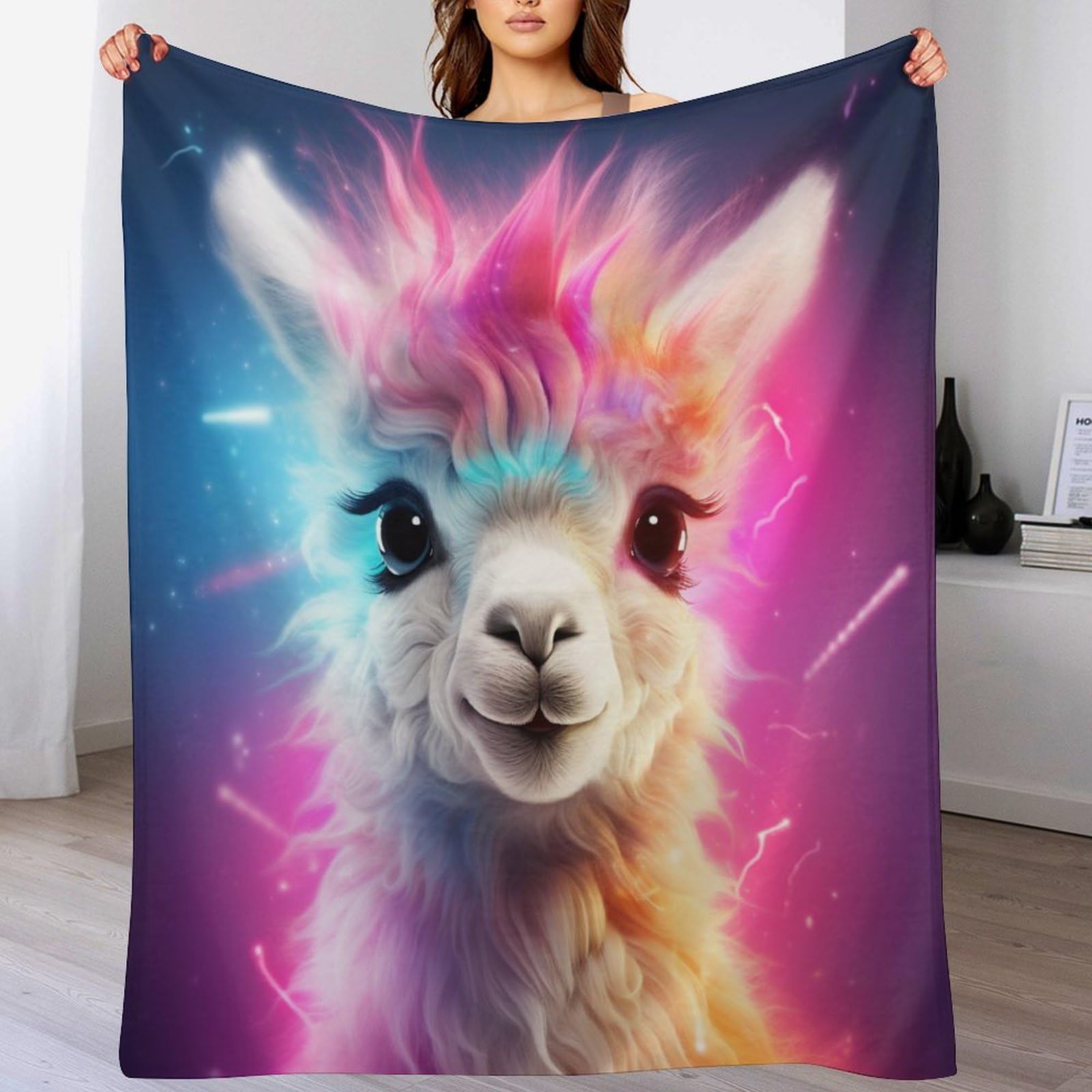 Couverture en flanelle super douce alpaga pour partager des moments chauds en famille