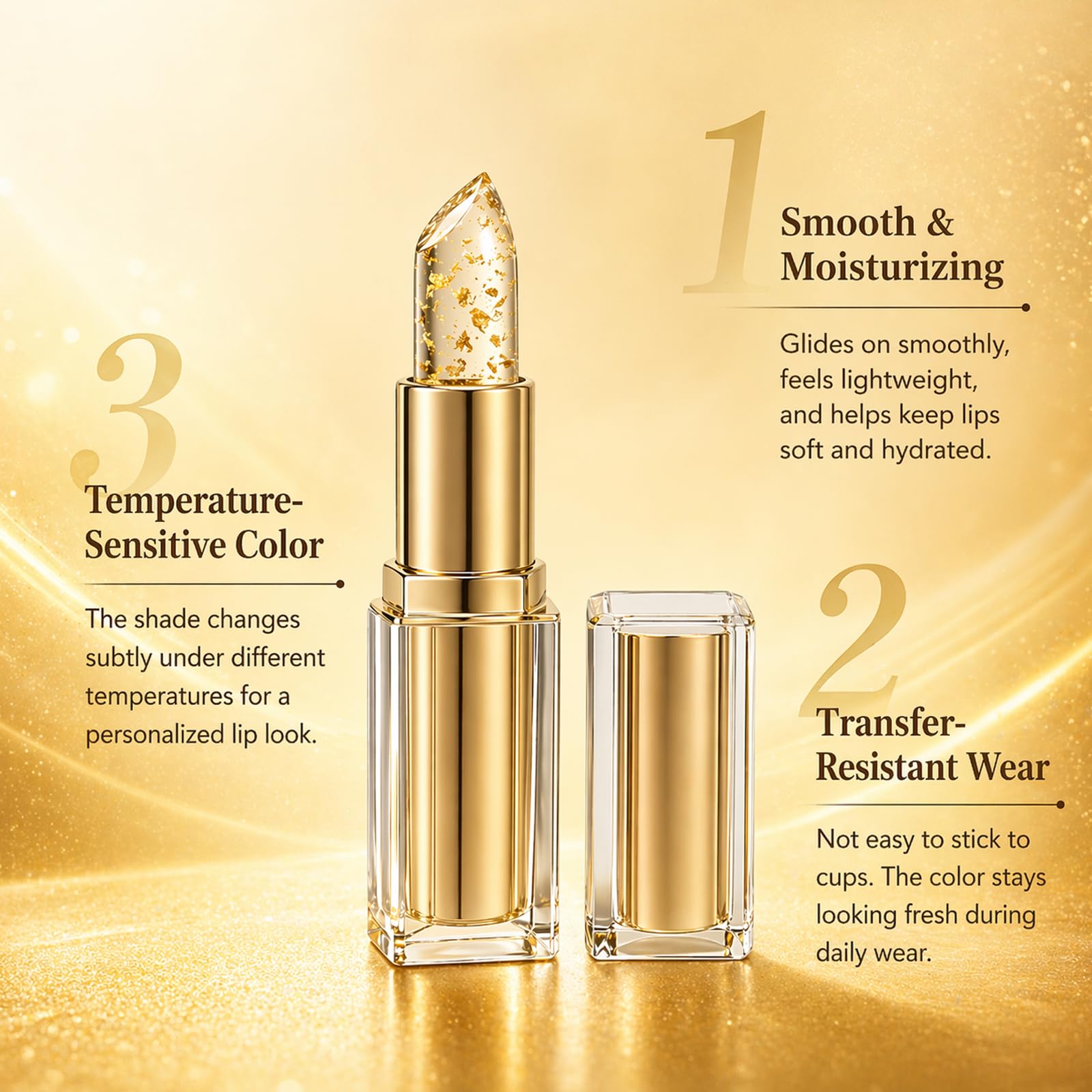Areliaa Lipstick,Areliaa Signature Lipstick,PH Lipsticks Color Changing,Deep Nourishment, Keeping Makeup (1pc) - 2