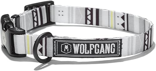Wolfgang Man & Beast - Collar de cincha para perros de tamaño pequeño, mediano y grande