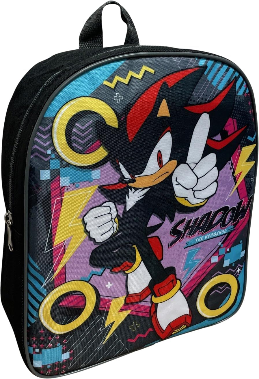 Ruz Sonic The Hedgehog 12" Kid's Backpack, Sonic - Shadow School Bag (Shadow) - Image 4