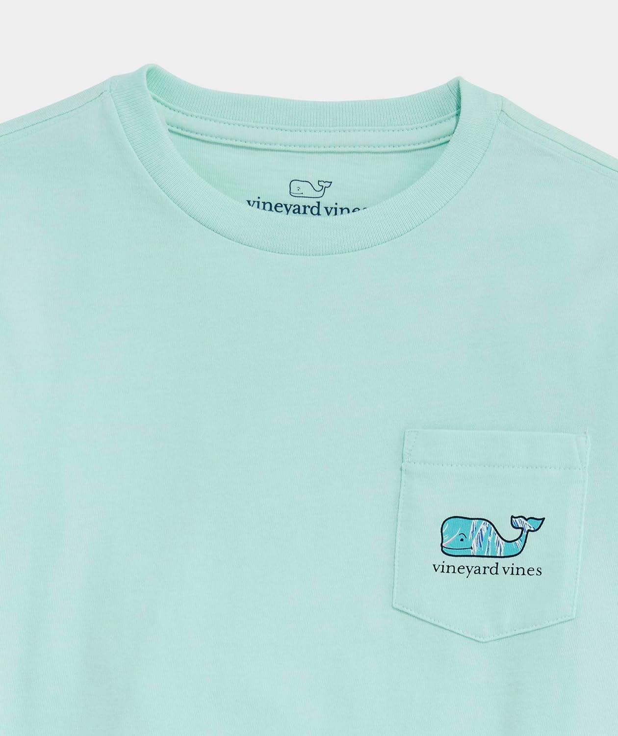 Vineyard Vines Boys' Boys' Keys Scenic Whale Fill Long-Sleeve Pocket Tee