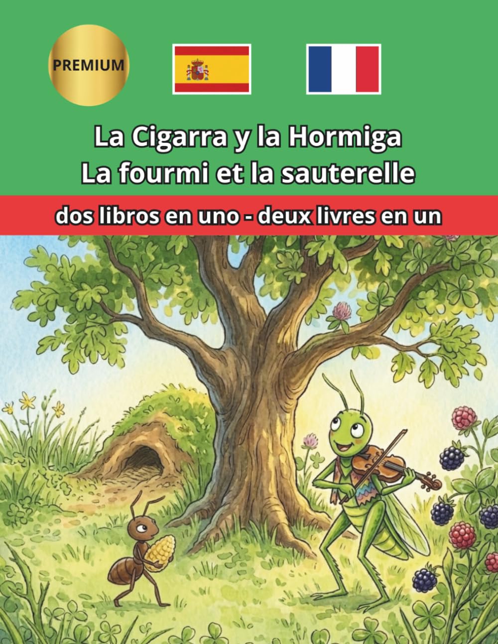 La hormiga y la cigarra La fourmi et la sauterelle (La Cigale et la Fourmi): Fábula clásica bilingüe para leer, aprender francés Fable classique ... l’espagnol. (bilingual español francés)