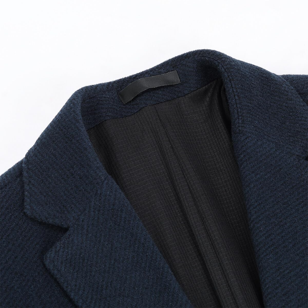 Allthemen Blazer Homme en Laine Silm Fit Veste Formel à Carreaux Deux Boutons pour l'hiver