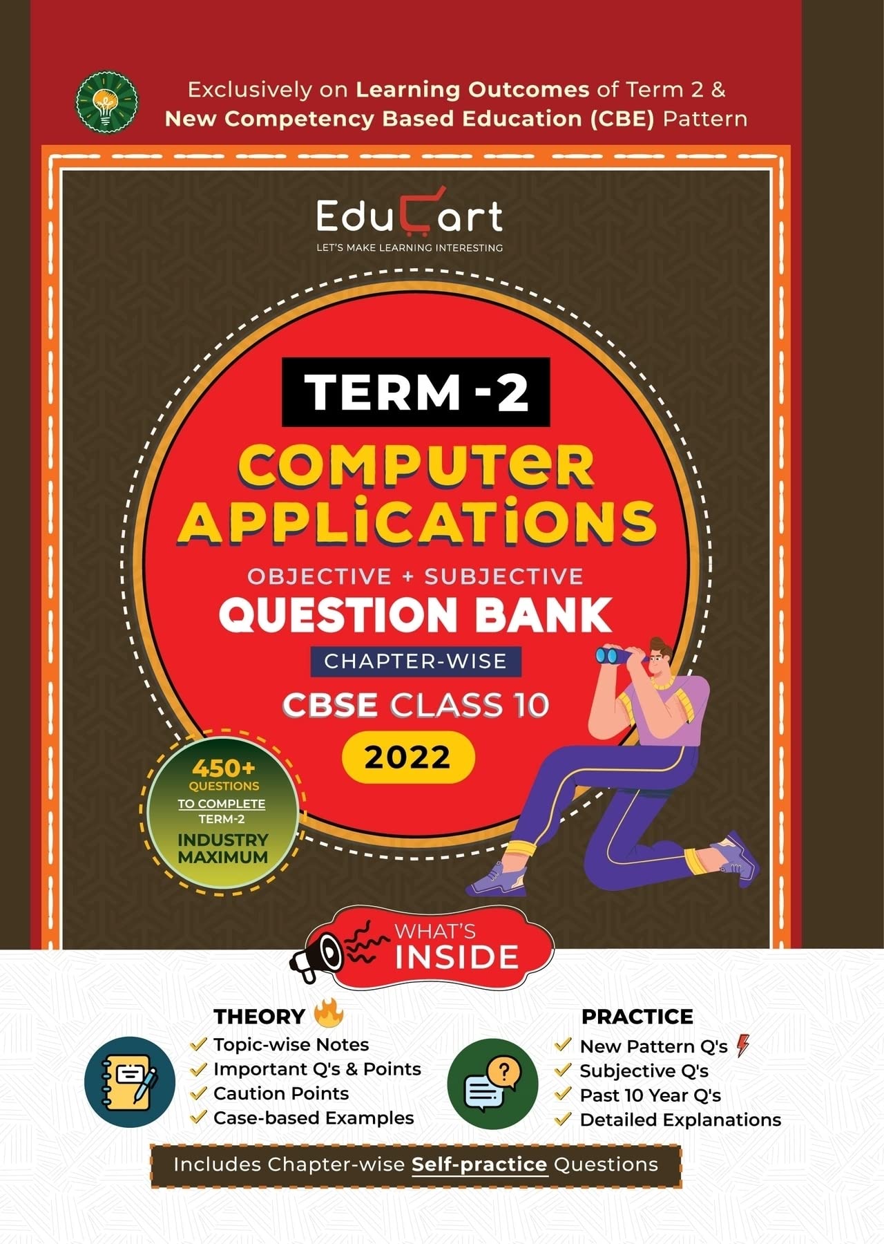 Buy Educart Term 2 Computer Application CBSE Class 10 Objective