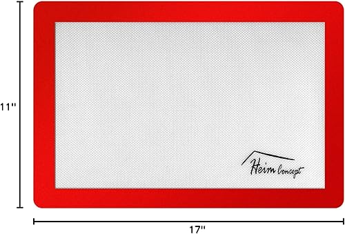 Miniatura 7 de Premium Silicone Baking Mats 2PC Set, Heim Concept Professional Grade Non-Stick And Heat Resistant Liner Cooking Baking Sheet