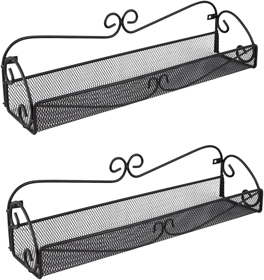 It's useful. 1, 2 or 3 Shelf Wall-Mounted Spice Rack - Hanging Shelf Rack for Kitchens, Bathrooms, and More - Storage Solution for Spices, Cosmetics, Soaps, and More