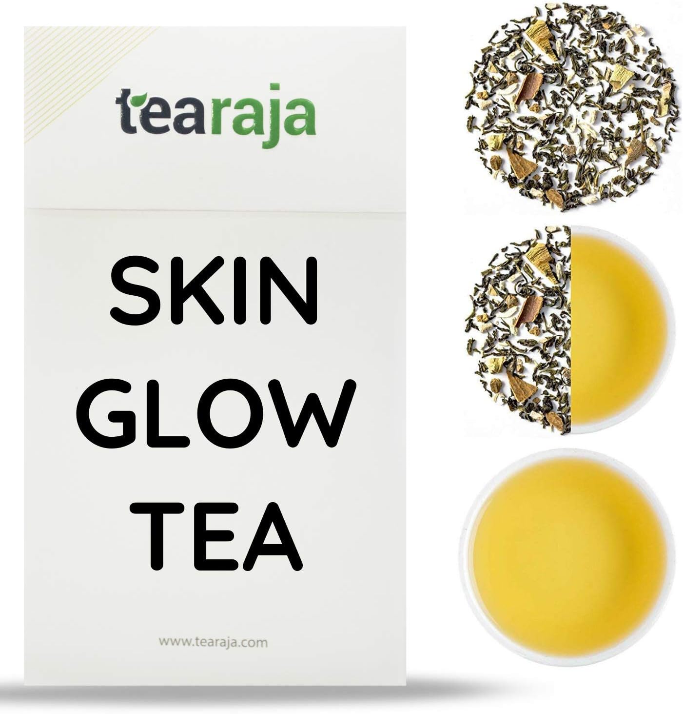 TeaRaja Skin Glow Herbal Tea Skin Cleansing DTX Tea, 50 Gms Makes 25 Cups