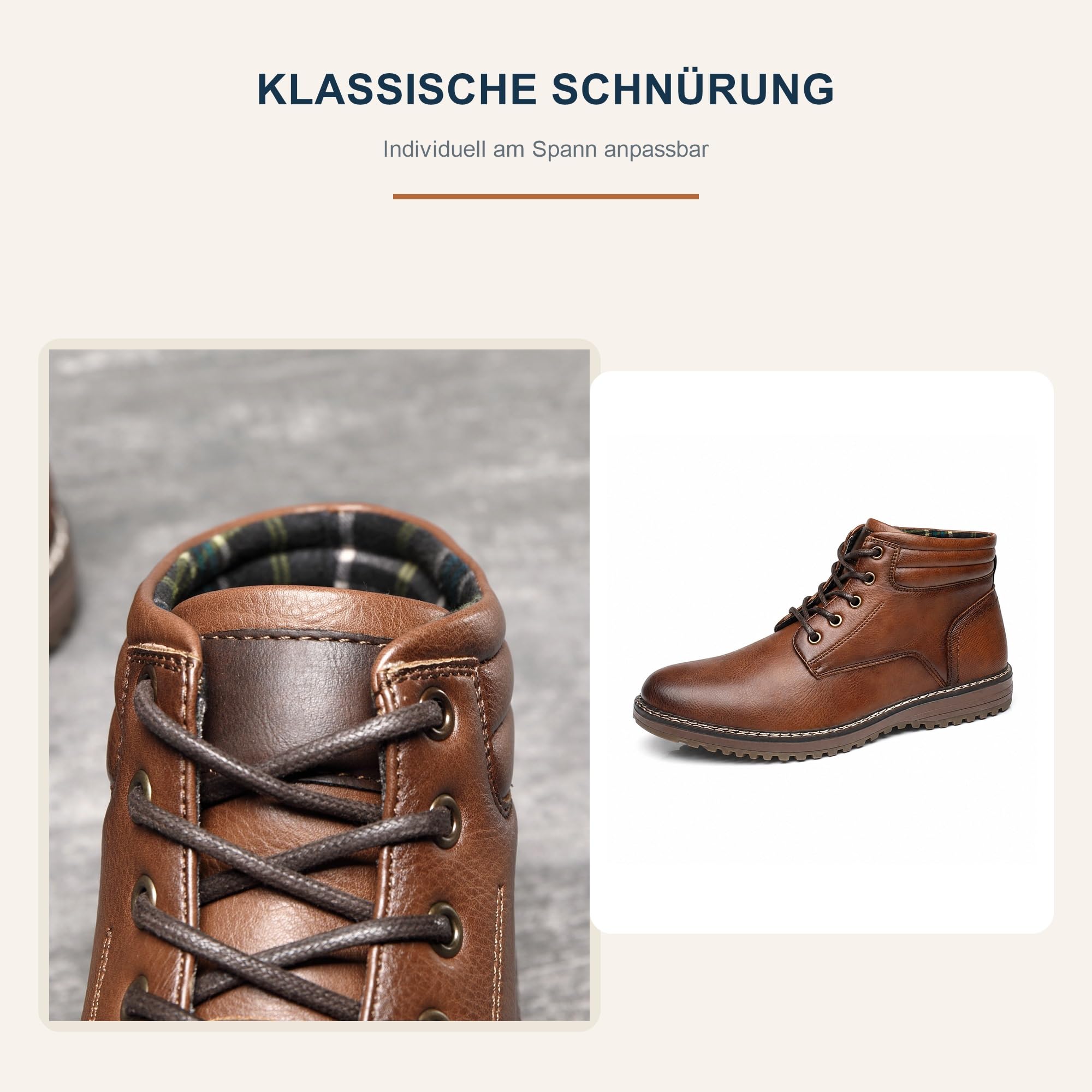 KNBR Botas de moto para hombre, botas clásicas Chukka, zapatos casuales