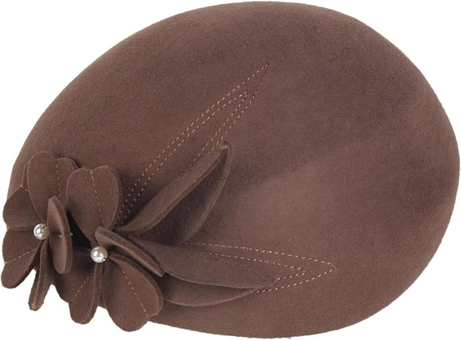 Pearl Beret Women's Autumn/Winter Flower Hat