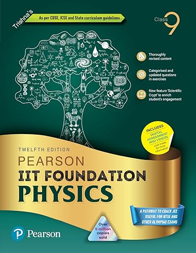 Pearson IIT Foundation'24 Physics Class 9, As Per CBSE, ICSE. For JEE | NEET | NSTE | Olympiad,Free access to elibrary, vidoes &amp; Myinsights Self Preparation - 6th Edition By Pearson