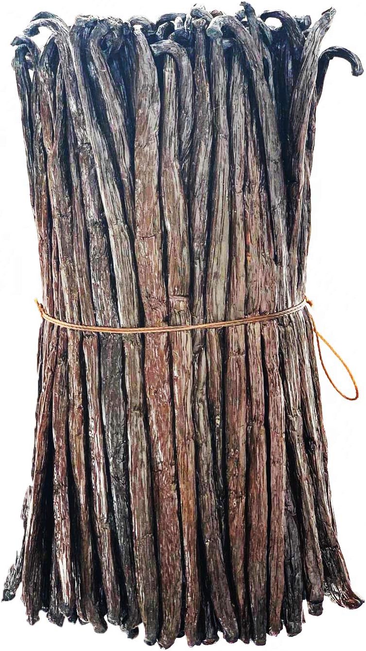 20 Organic Madagascar Vanilla Beans Grade A/B. Certified USDA Organic for Extract and Everything Vanilla| 5"-7" Bulk Fresh Whole NON-GMO Bourbon Pods by FITNCLEAN VANILLA.