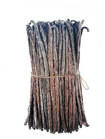 20 Organic Madagascar Vanilla Beans Grade A/B. Certified USDA Organic for Extract and Everything Vanilla| 5"-7" Bulk Fresh Whole NON-GMO Bourbon Pods by FITNCLEAN VANILLA.