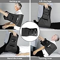 Vista 6 de Eslinga de transferencia, cinturón de marcha acolchado para personas mayores, pacientes de alta resistencia, ayuda de elevación, ayuda a