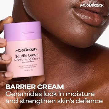 MCoBeauty - Souffle Dream Moisturizing Face Cream - Lightweight Hydrating Daily Moisturizer with Nourishing Oils - For Normal to Dry Skin - Face Moisturizer