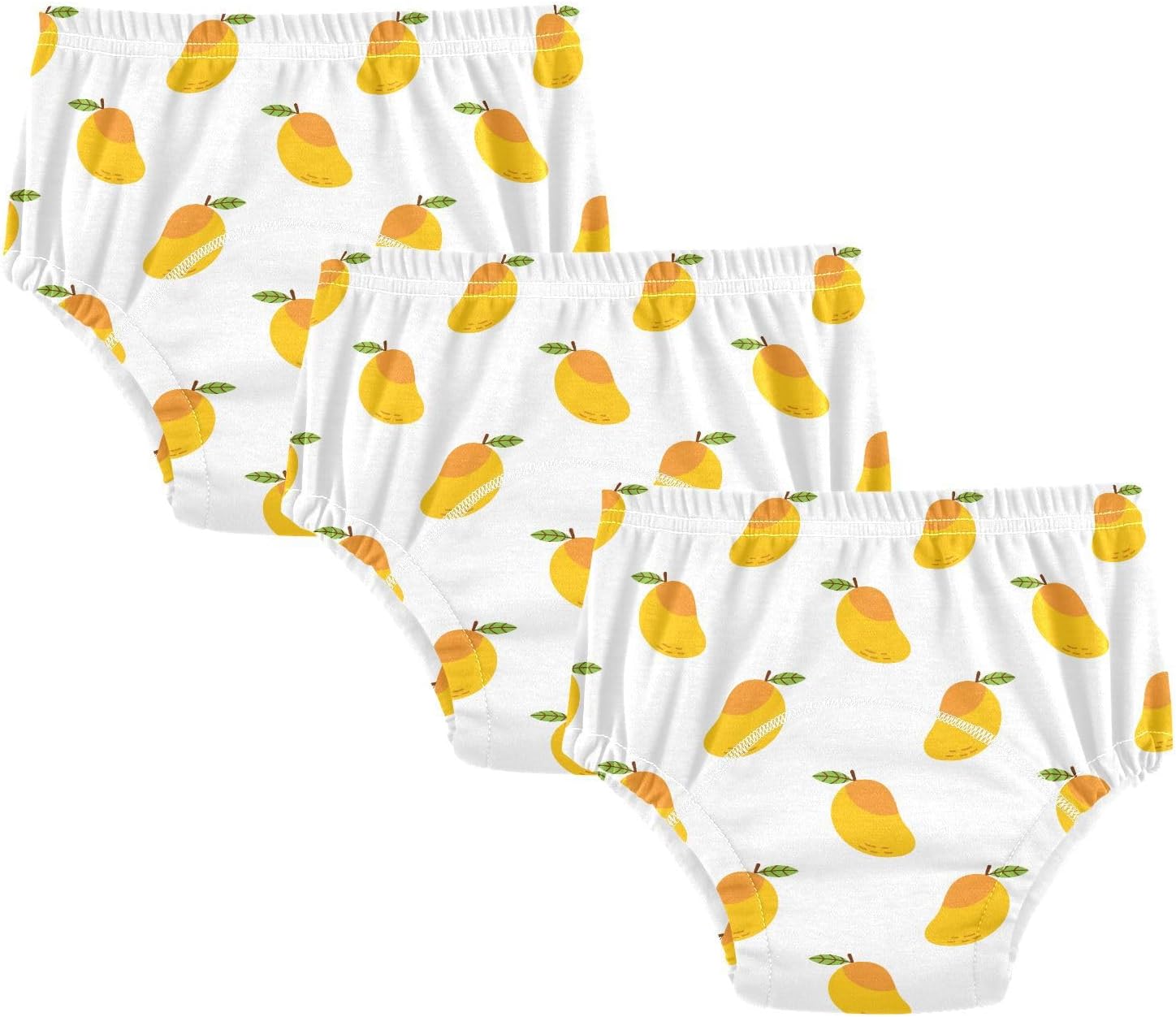 Mango Toddler Potty Training Underwear Cotton Absorbent Soft Baby Girl Boy Toilet Training Pants 3T