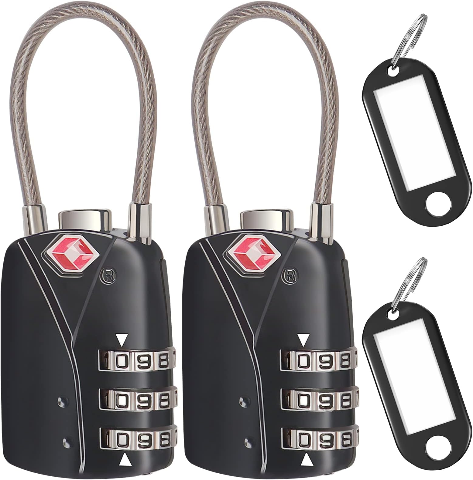 Suitcase Locks BeskooHome Luggage Locks TSA Approved Luggage Locks