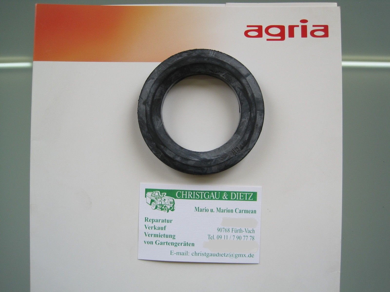 Agria 48161, 400 5300 Gummirolle Gummiring Rückwärtsgang Einachser Balkenmäher