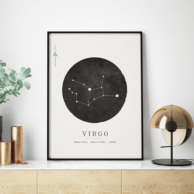 Virgo Astrology Print Poster Virgo Astrology Poster Print,149