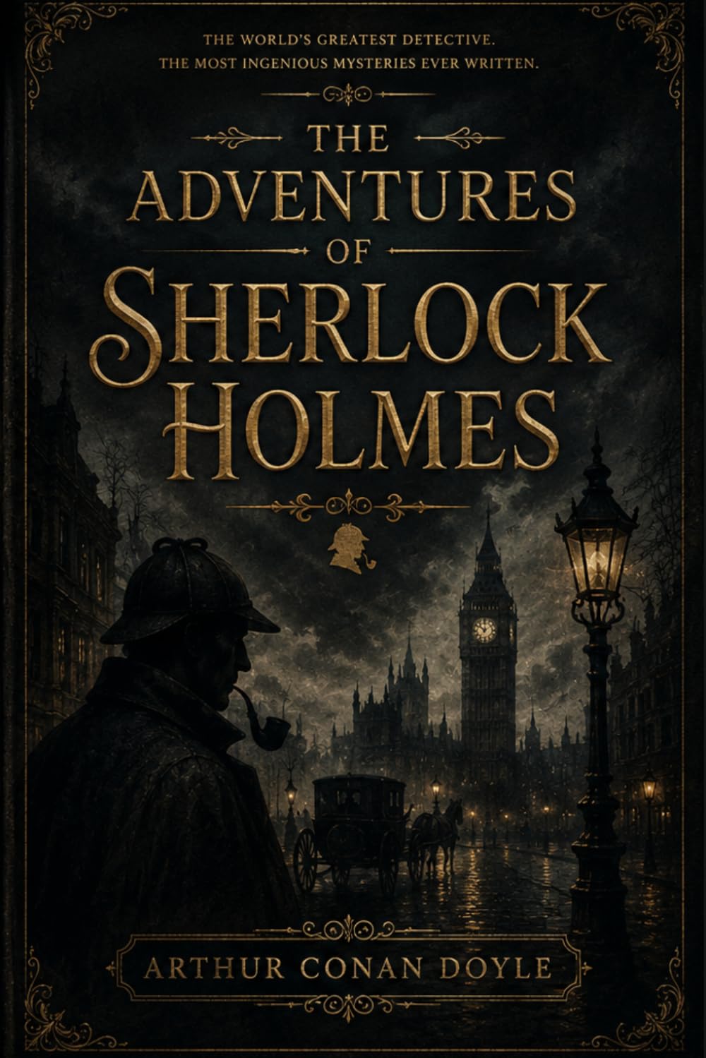 The Adventures of Sherlock Holmes: A Complete Detective Collection by Arthur Conan Doyle — Featuring Classic Mystery Stories